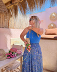 JUPE DOLCE BLEU FONCÉ