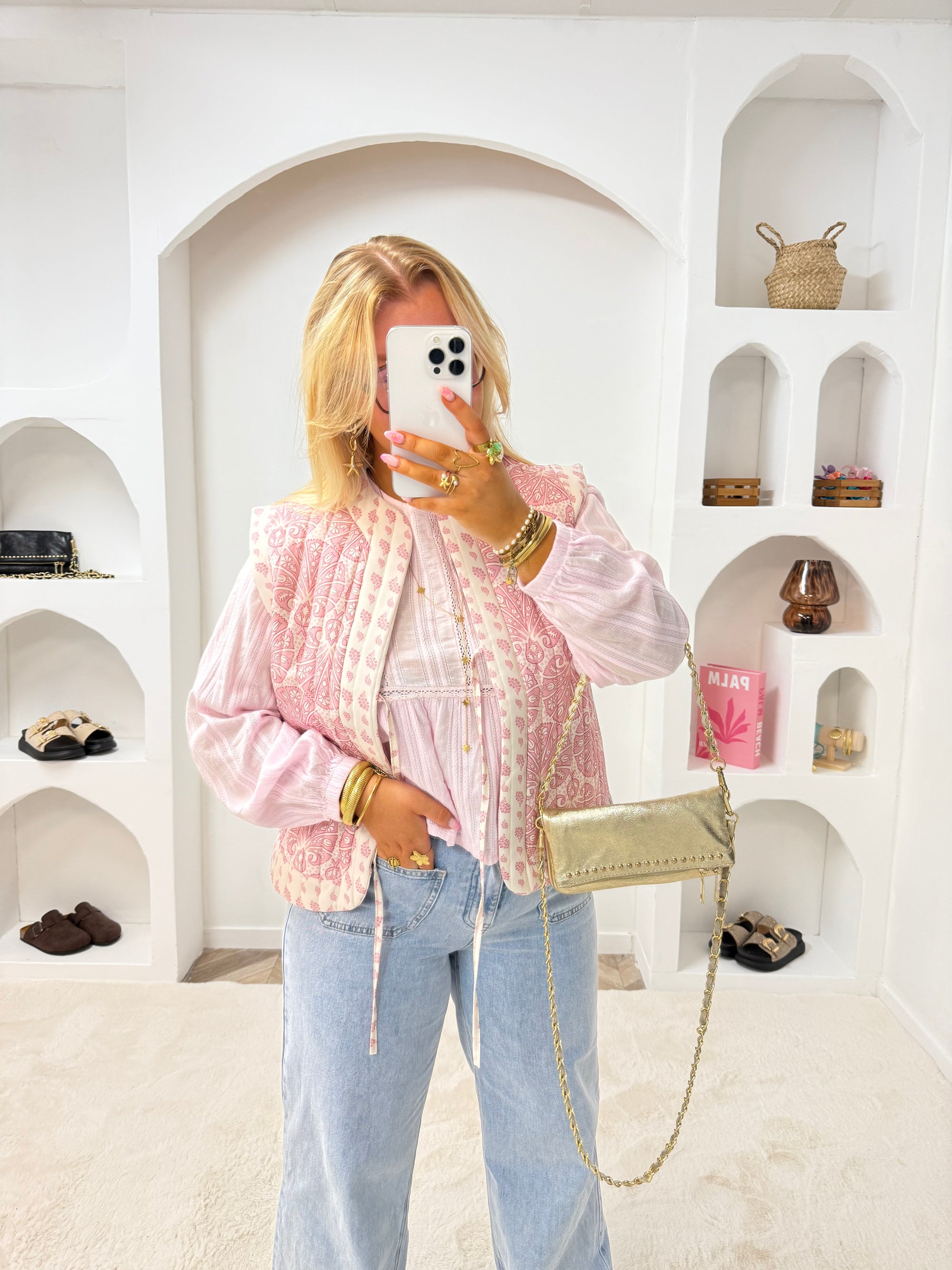 VESTE MATELASSÉE SACHA ROSE