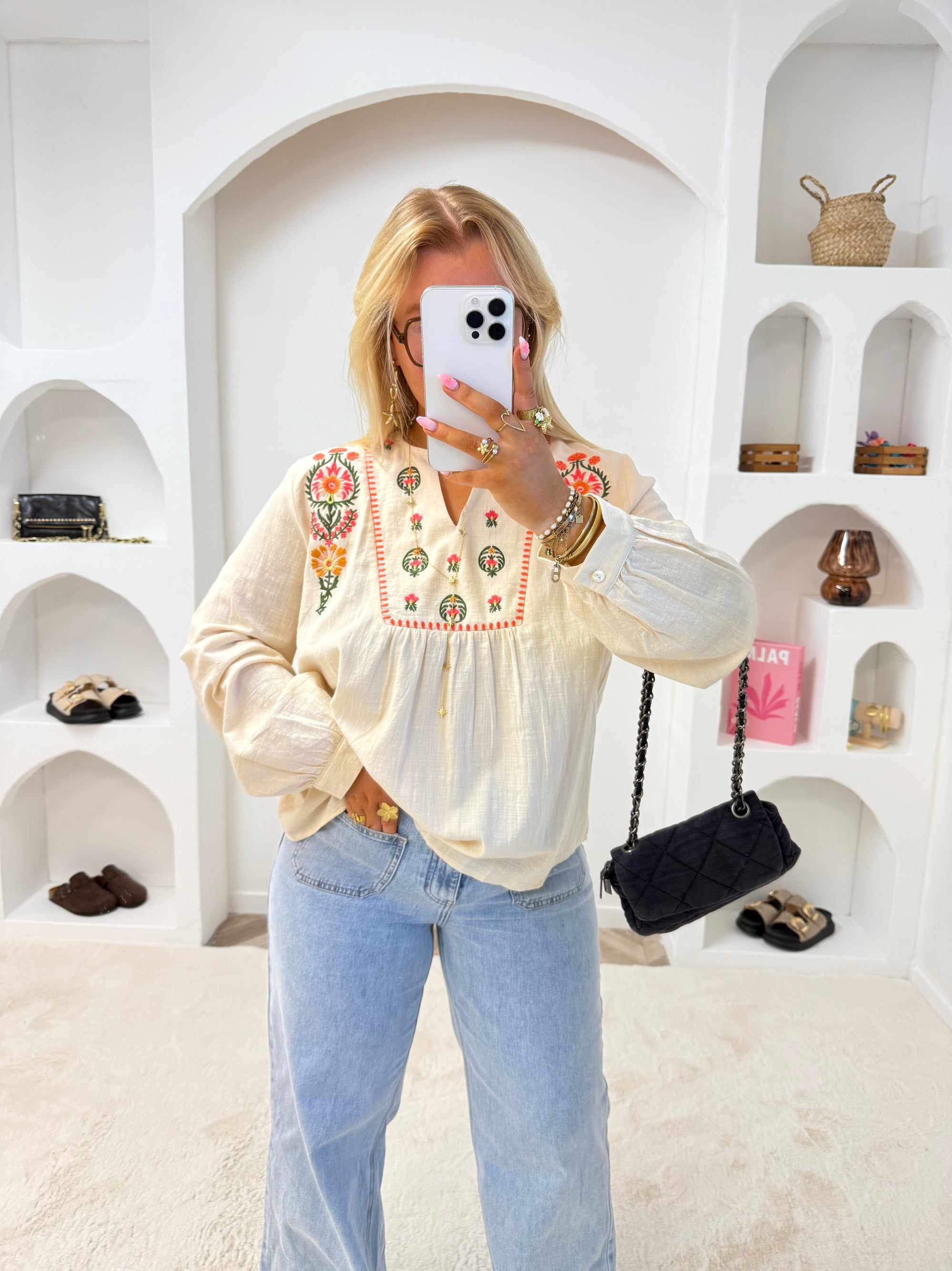BLOUSE MYA BEIGE