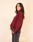 PULL LIA BORDEAUX