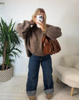 PULL OPALE MARRON