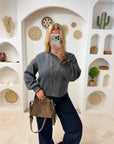 GILET CAMILLE GRIS