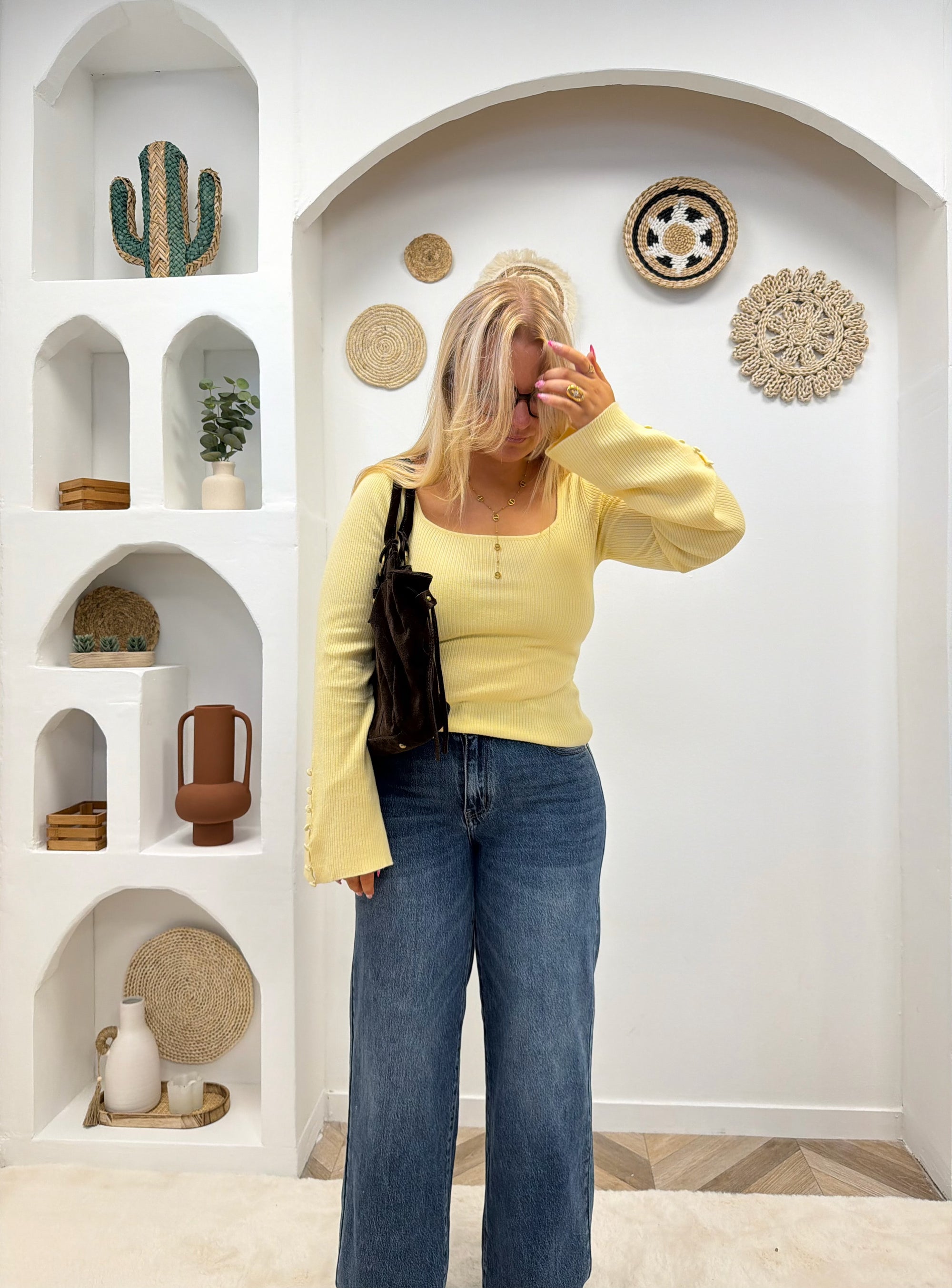 HAUT DALIA JAUNE