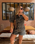 COMBI-SHORT NOÉE LÉOPARD