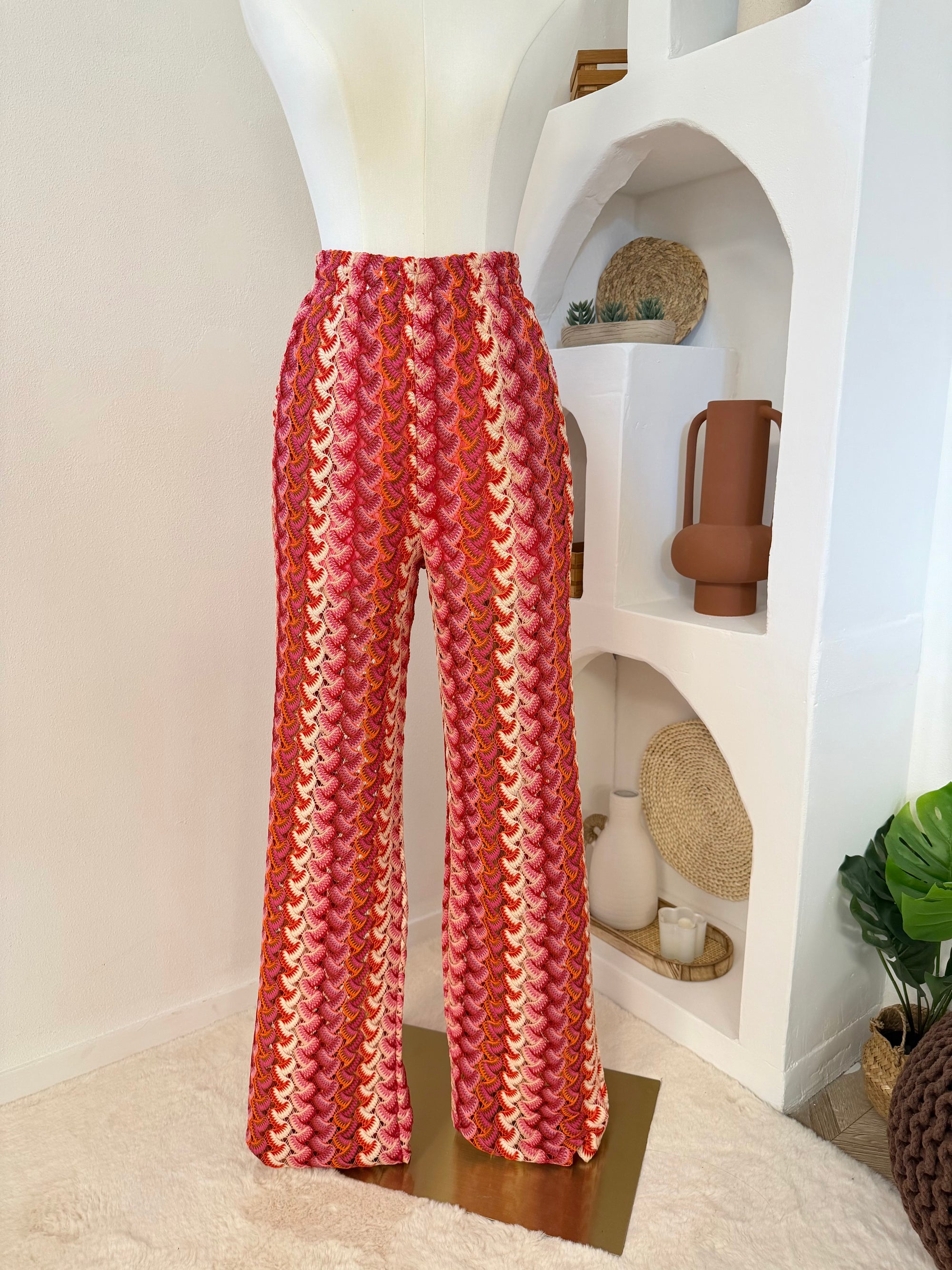 PANTALON IBIZA ROUGE