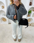 GILET JULIA GRIS FONCÉ