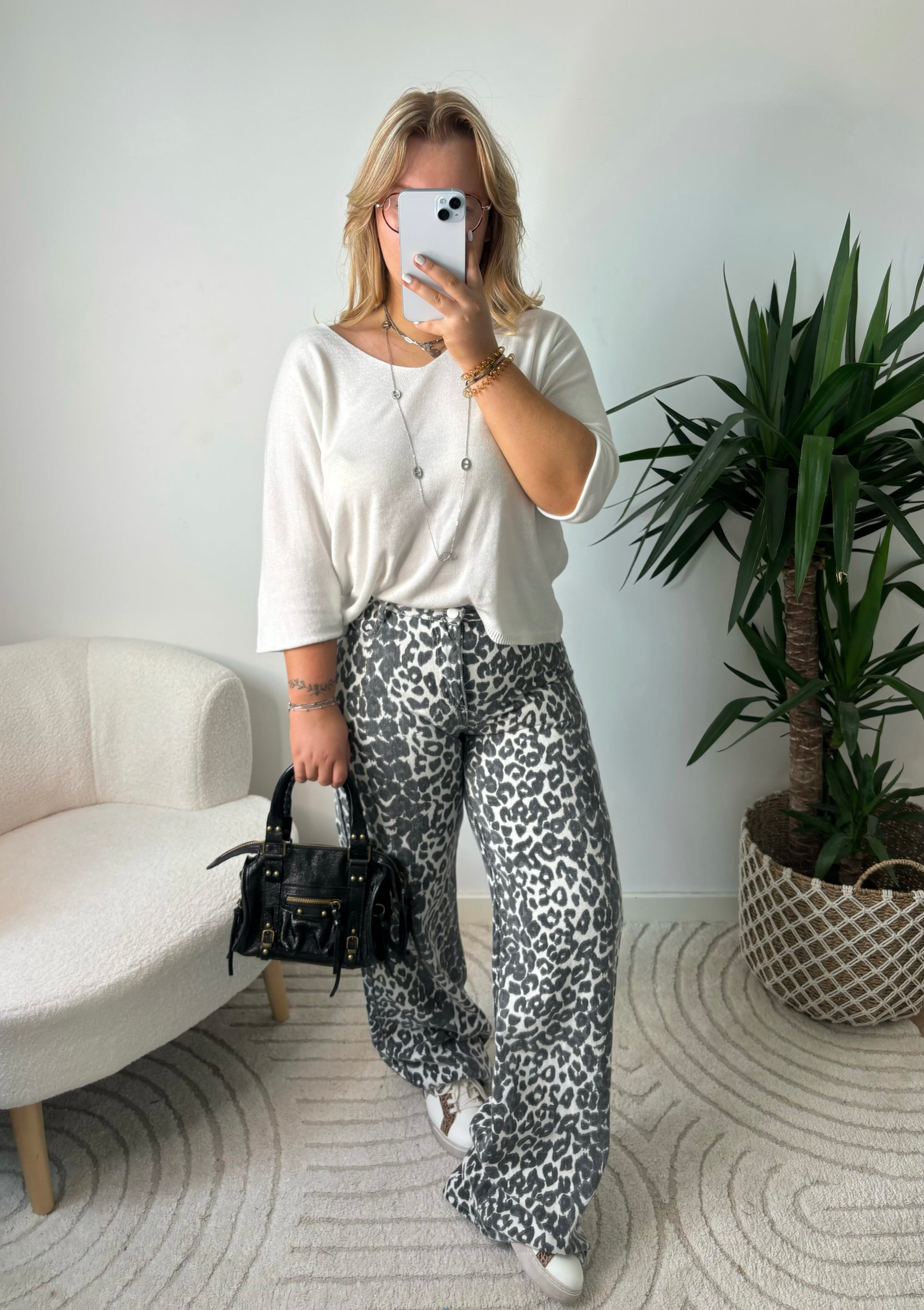 PANTALON LÉOPARD ISOBEL