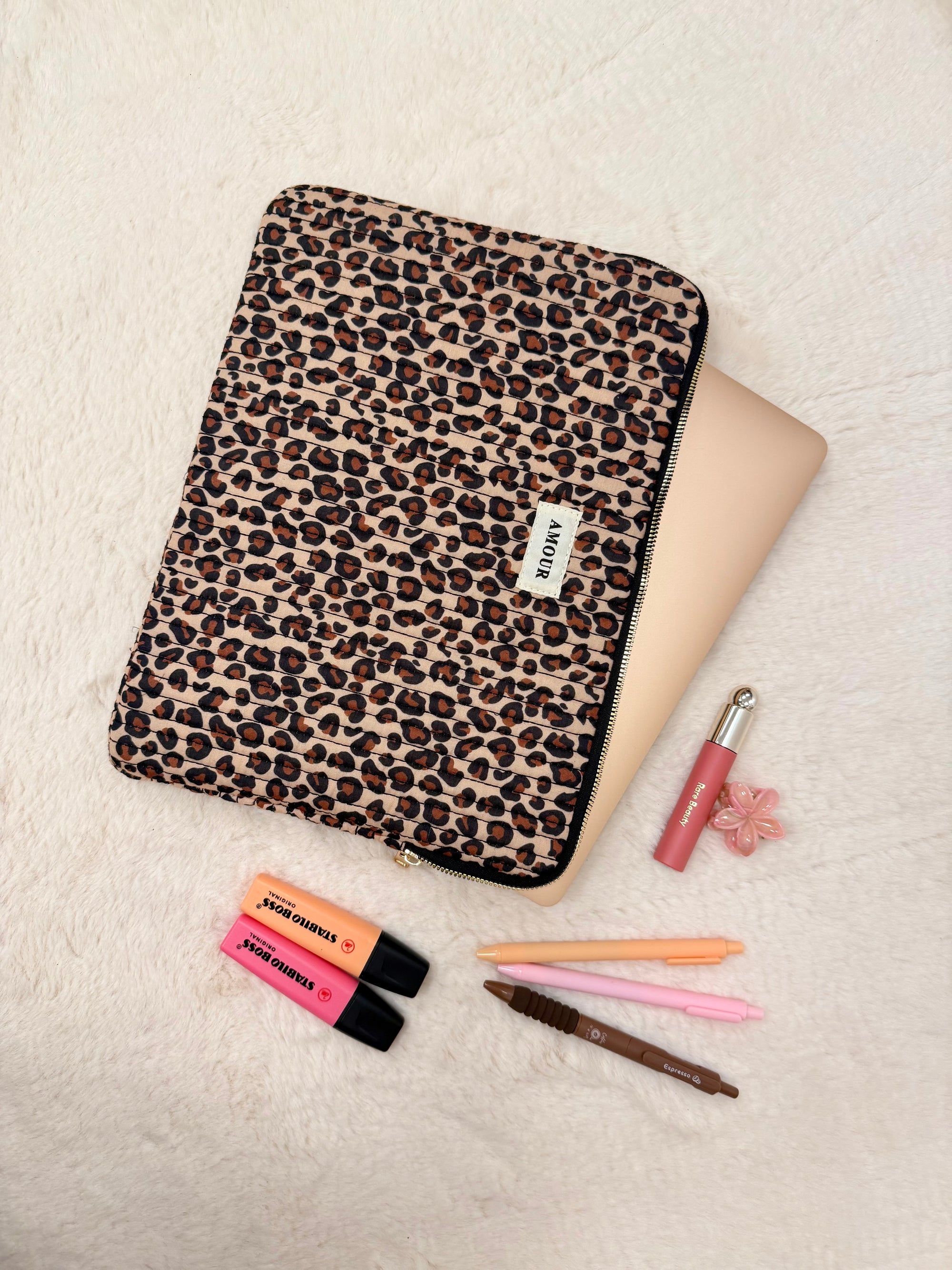POCHETTE ORDINATEUR 13" LÉOPARD