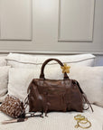 SAC ALIX XL MARRON MAT