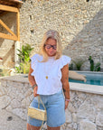 BLOUSE AMBRE BLANCHE