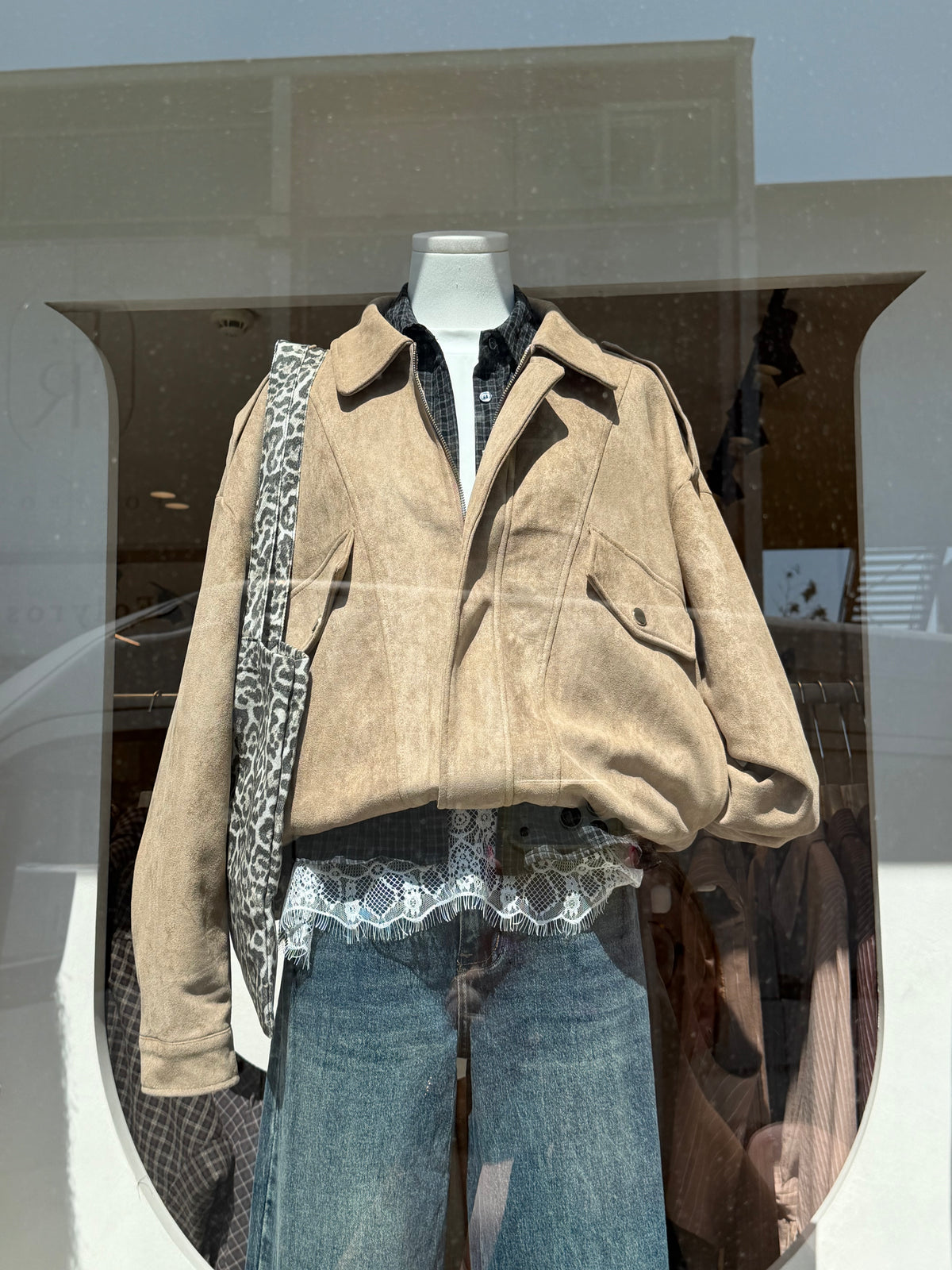 VESTE ÉDITH TAUPE