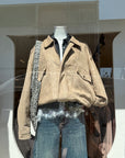 VESTE ÉDITH TAUPE