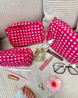 TROUSSE MATHILDE VICHY FUSHIA