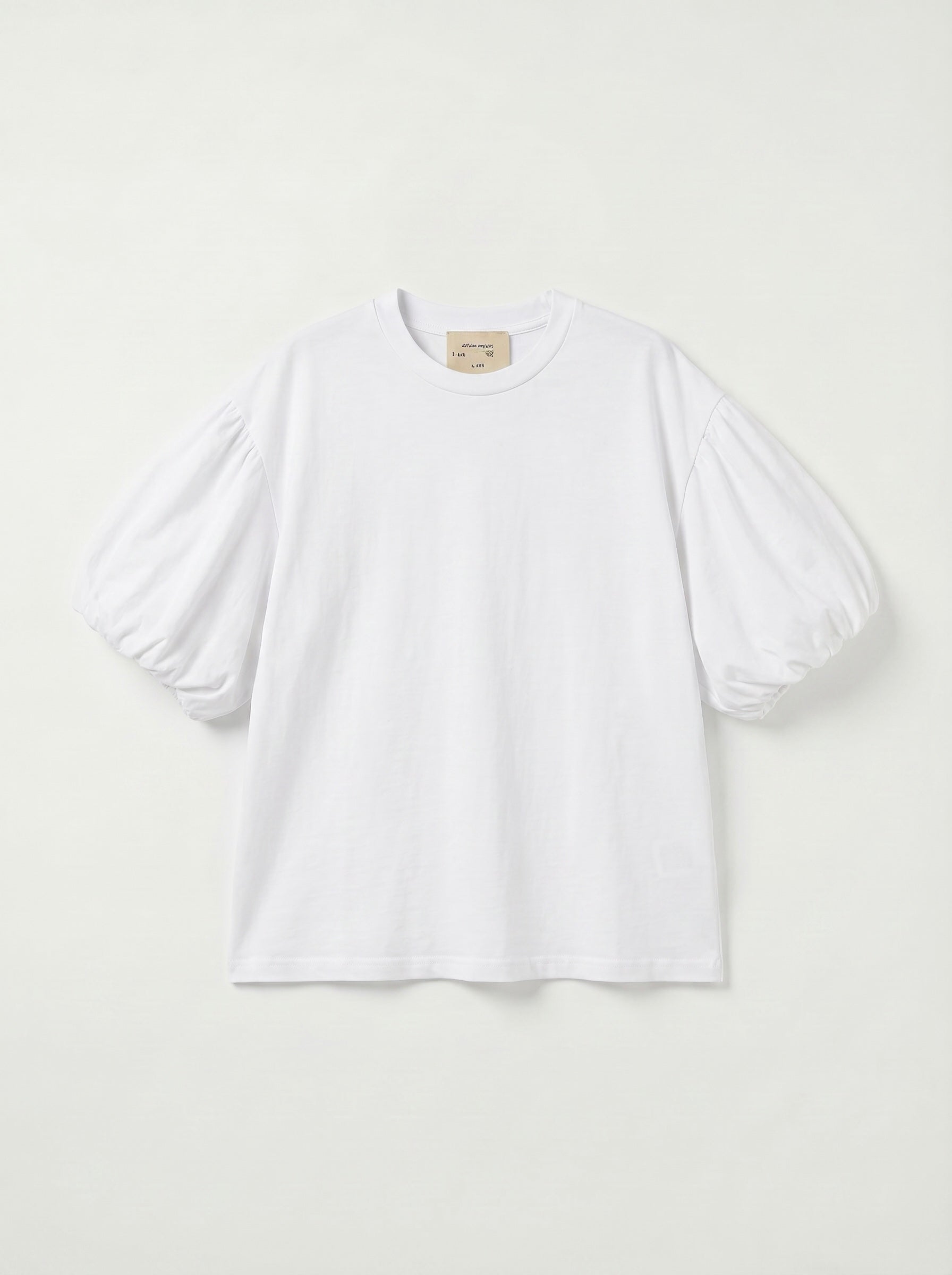 TEESHIRT MANCHES BOUFFANTES BLANC