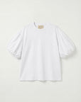TEESHIRT MANCHES BOUFFANTES BLANC