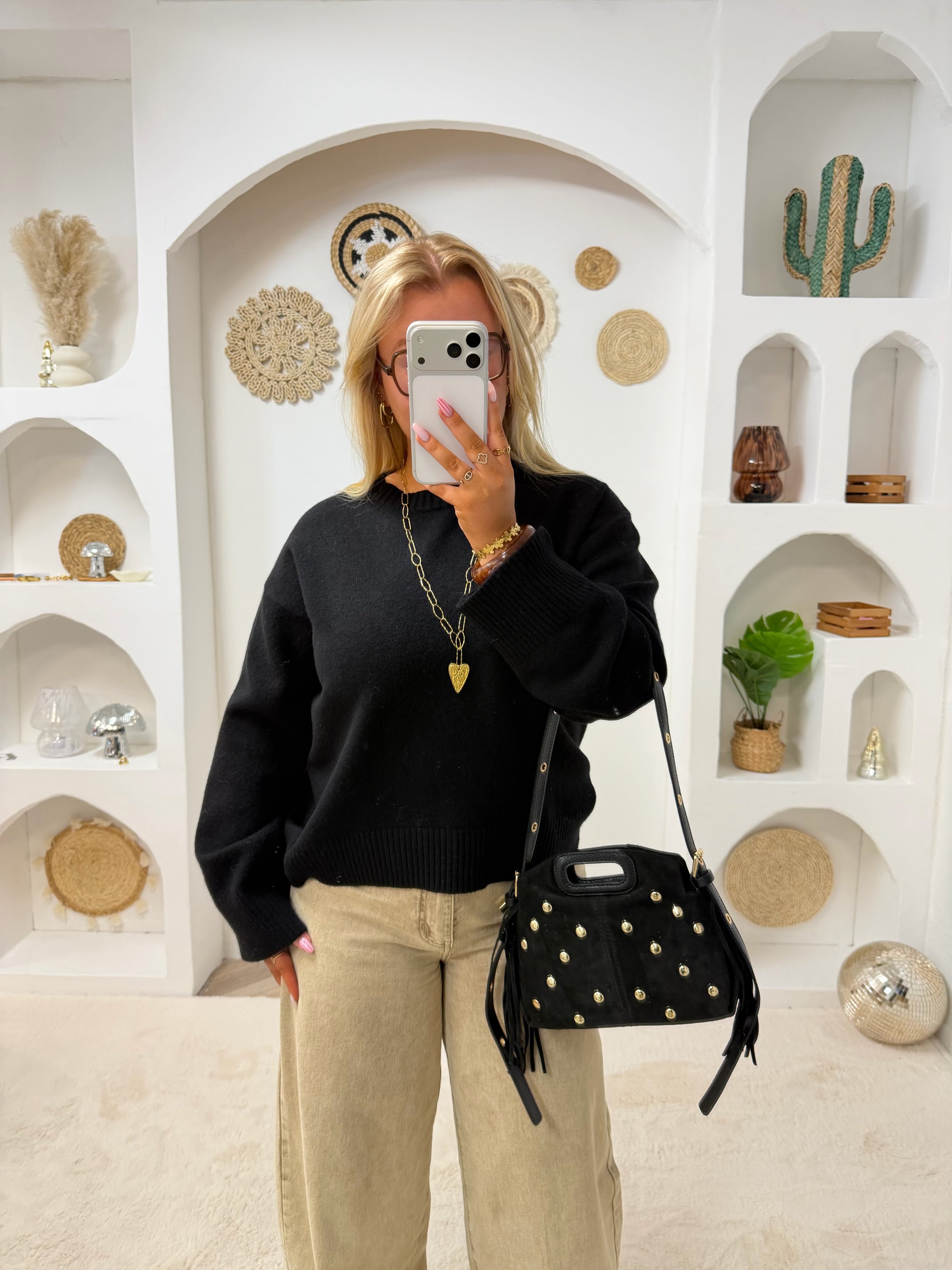 PULL MORGANE NOIR