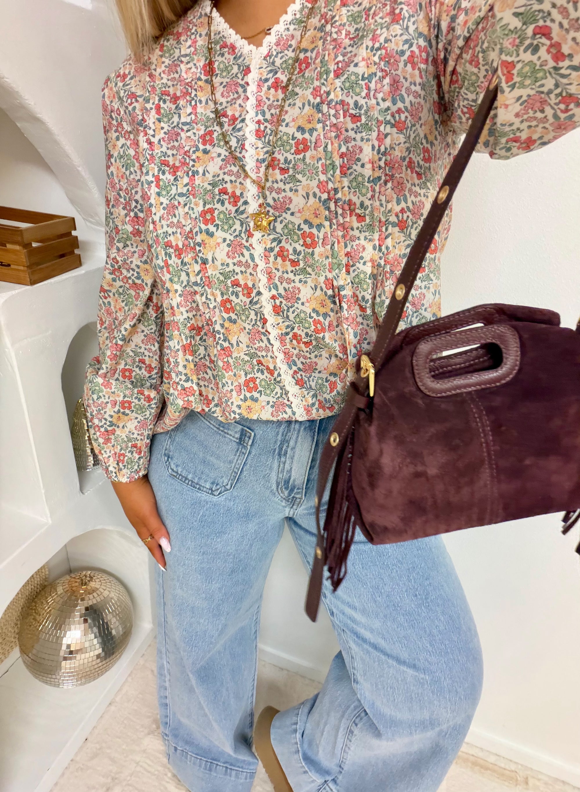 BLOUSE LIBERTY CLARISSE CORAIL