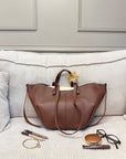 SAC EVA MARRON GRAINÉ XL