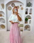 JUPE ENOLA ROSE CLAIR