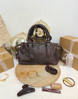 SAC JULIETTE CHOCOLAT CUIR NOBLE