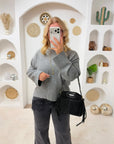 PULL MORGANE GRIS