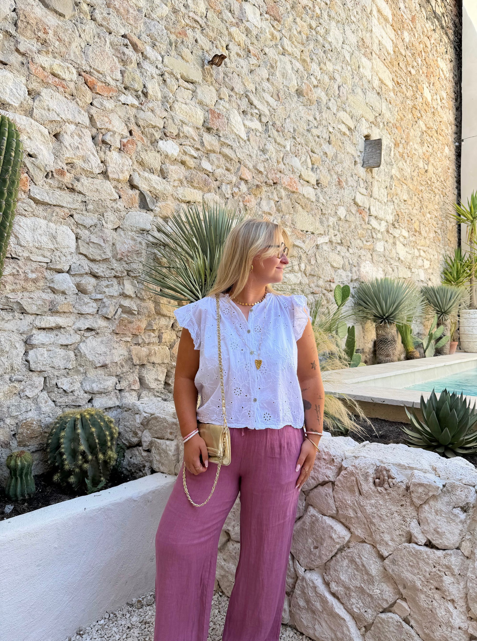 BLOUSE CASSANDRE BLANCHE