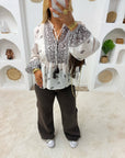 BLOUSE LILLY CHOCOLAT