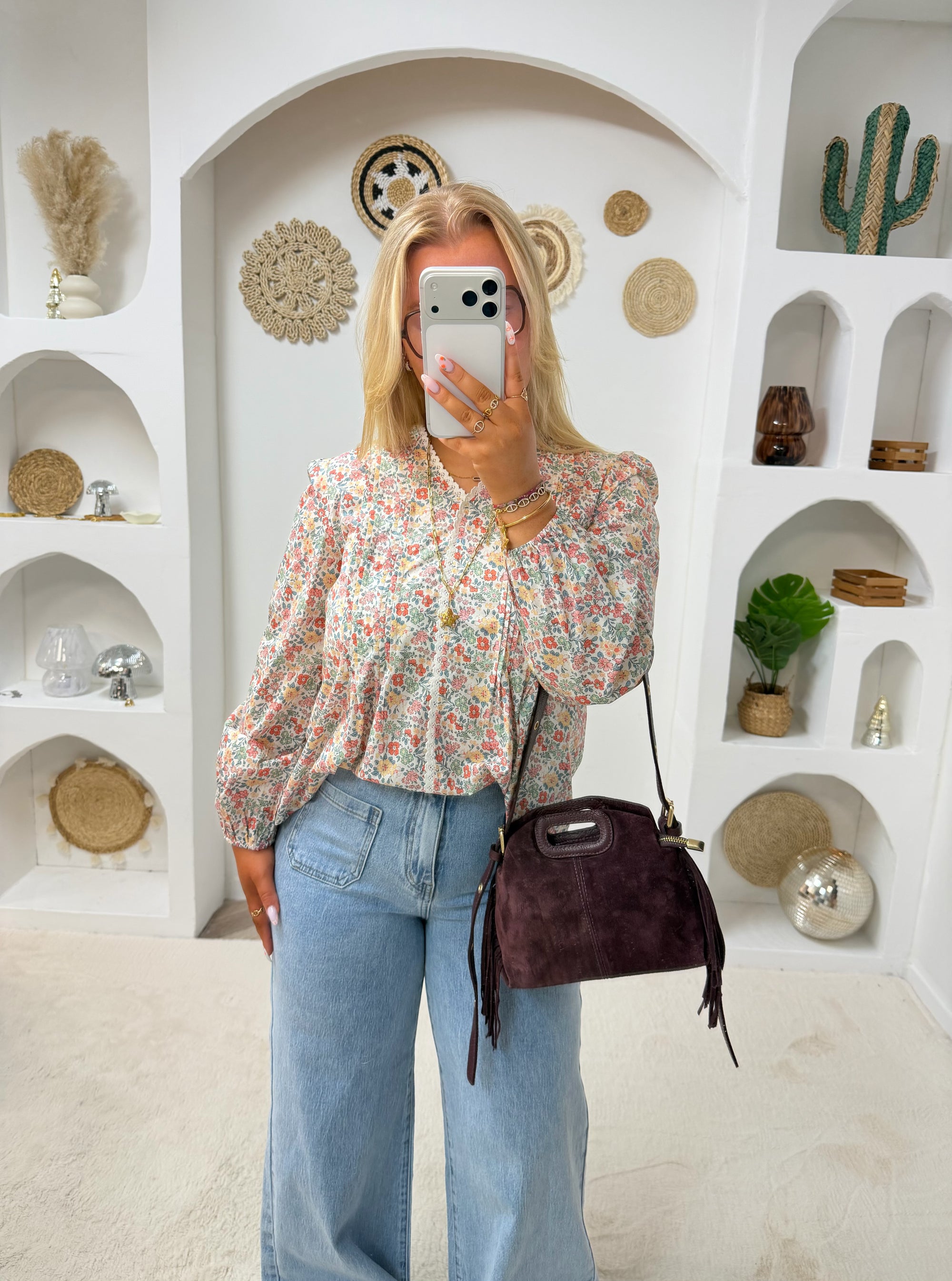 BLOUSE LIBERTY CLARISSE CORAIL