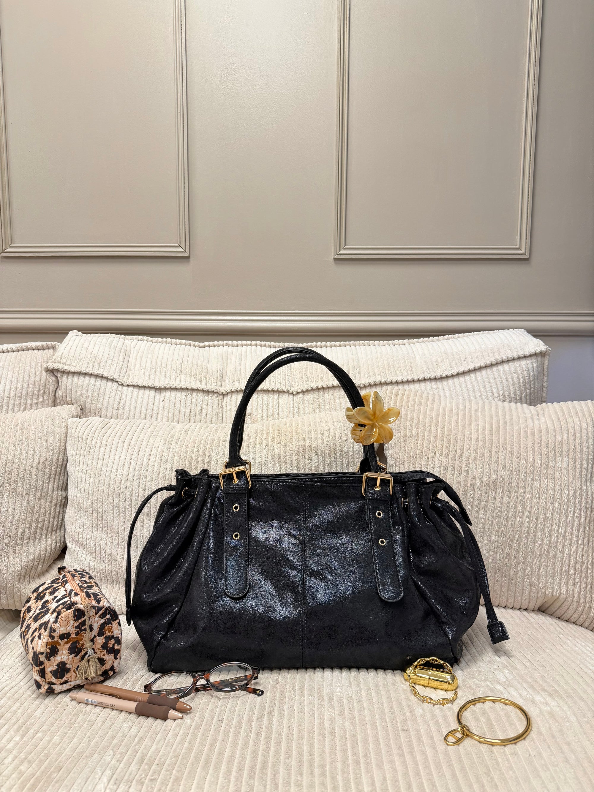 SAC CLÉO IRISÉ NOIR