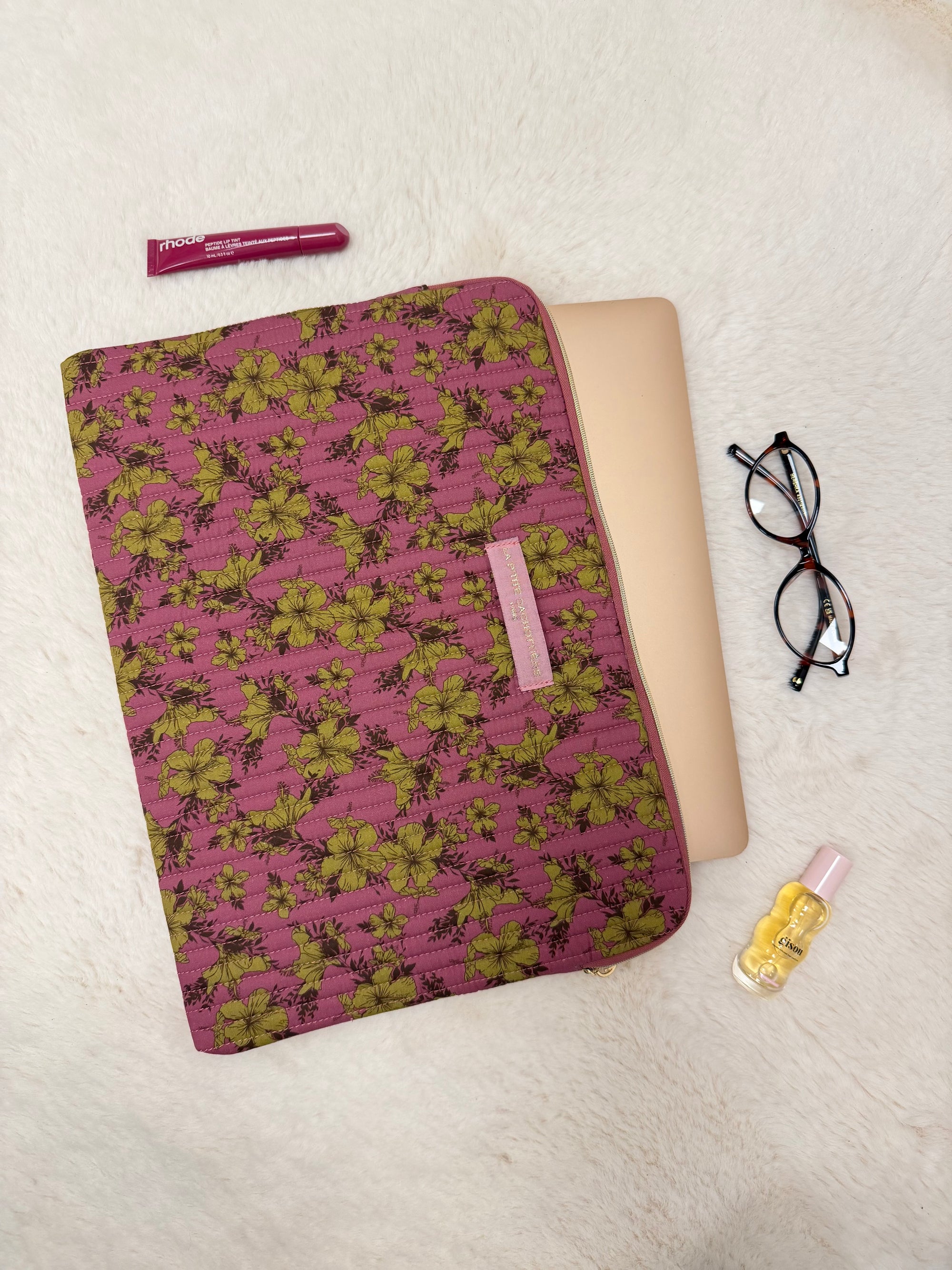POCHETTE ORDINATEUR 13/14" FRAMBOISE