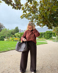 PANTALON GARANCE CHOCOLAT