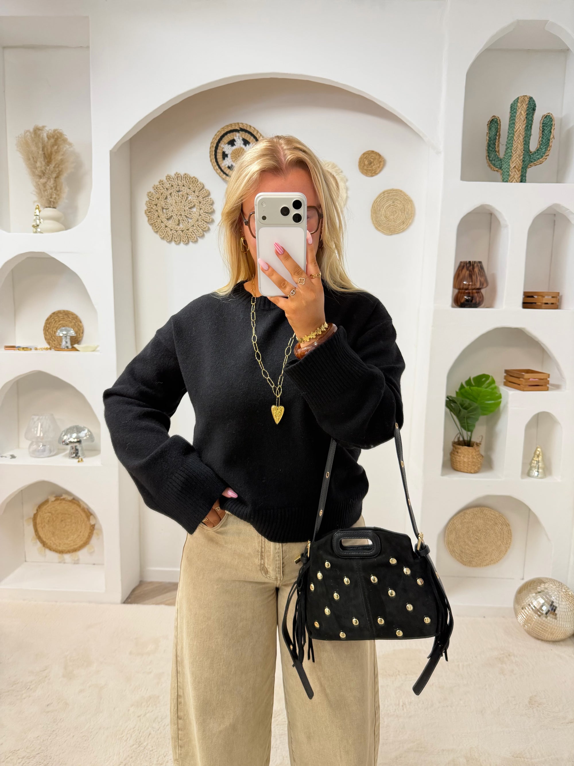 PULL MORGANE NOIR