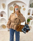 VESTE SERVANE CAMEL