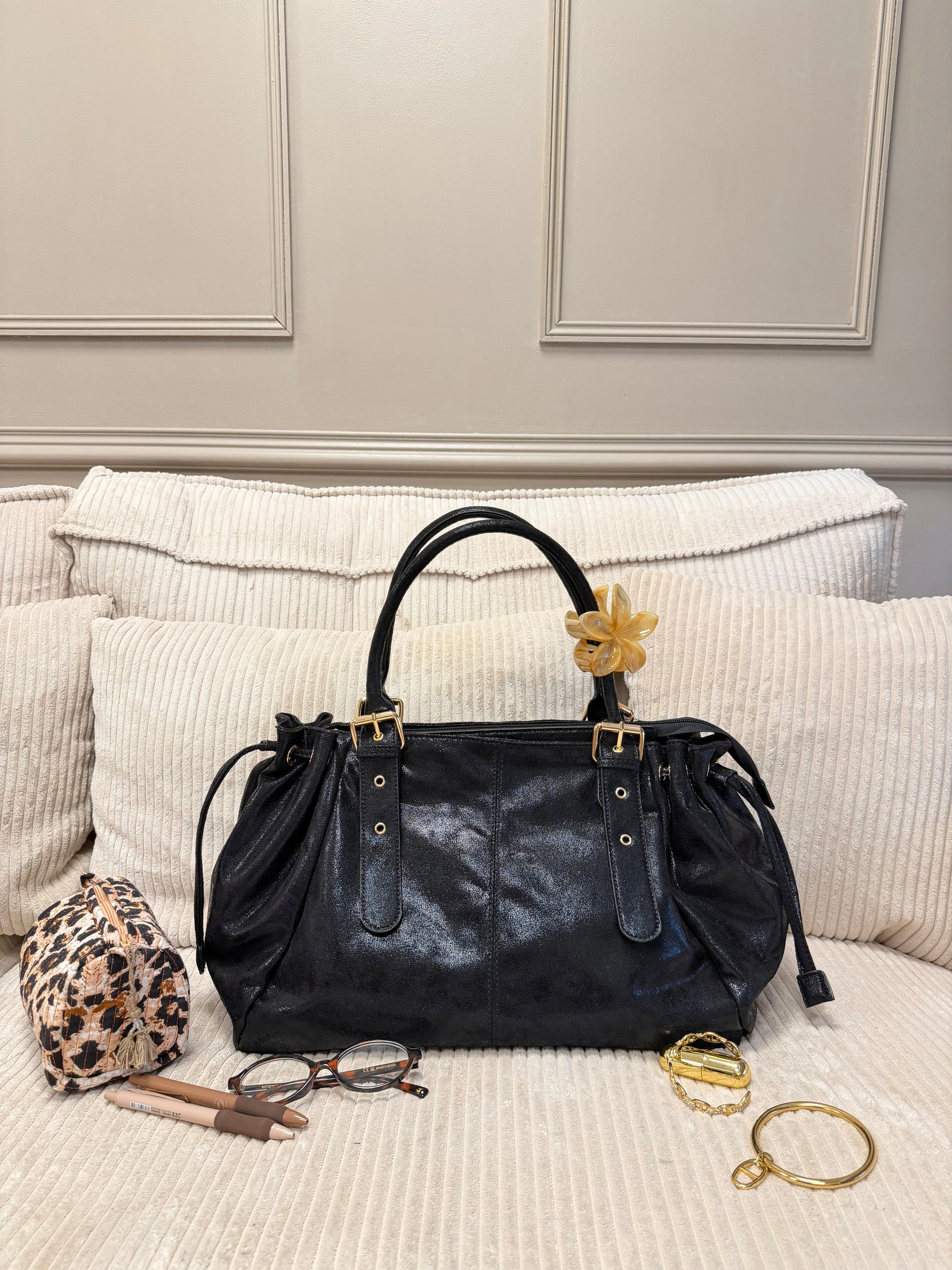 SAC CLÉO IRISÉ NOIR
