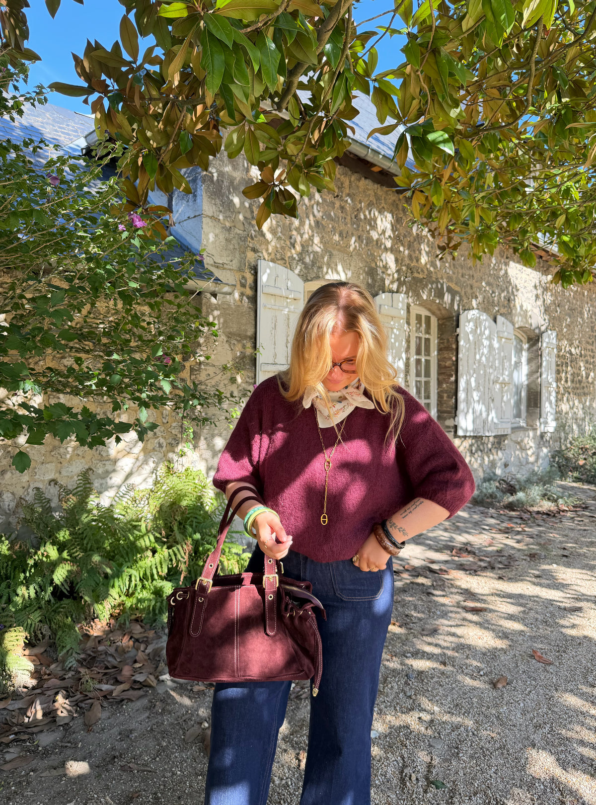 PULL ELÉA BORDEAUX