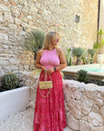 JUPE DOLCE ORANGE & ROSE