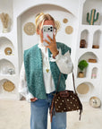 VESTE LÉONIE TURQUOISE