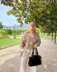 GILET AGATHE CAMEL