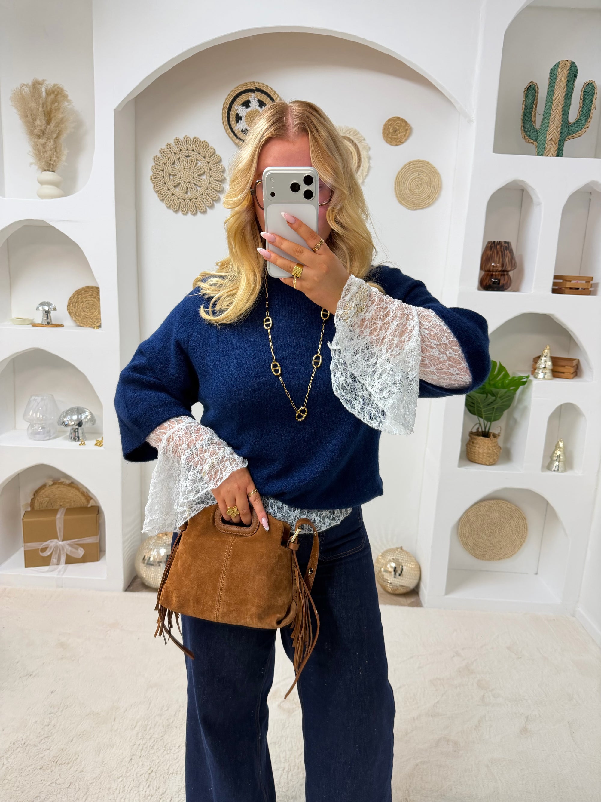 PULL LOLY BLEU MARINE