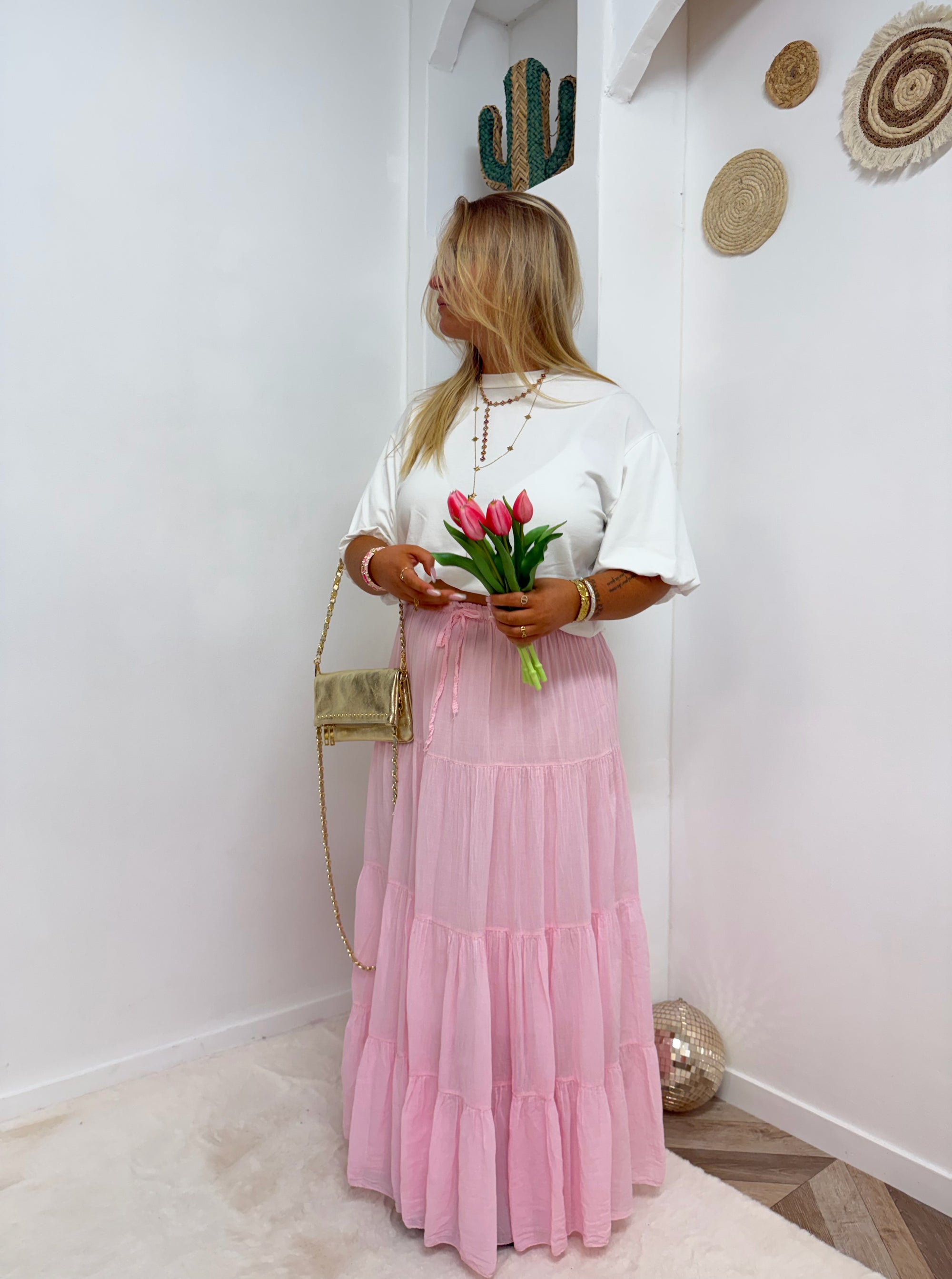 JUPE ENOLA ROSE CLAIR