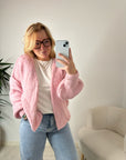 GILET OPALE ROSE COURT