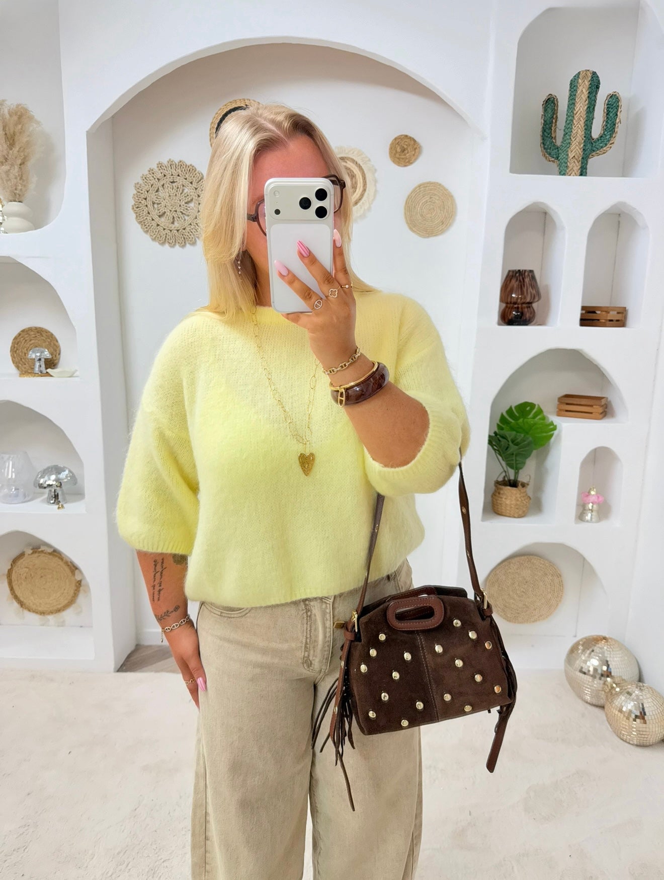 PULL ELÉA JAUNE