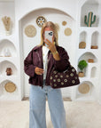 VESTE MADI BORDEAUX