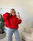 PULL OPALE ROUGE