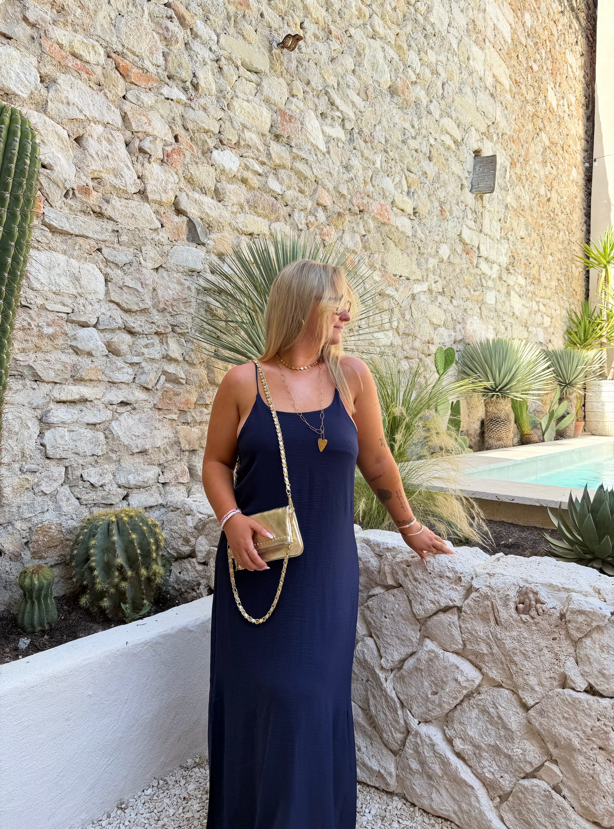 ROBE DIANE BLEU MARINE