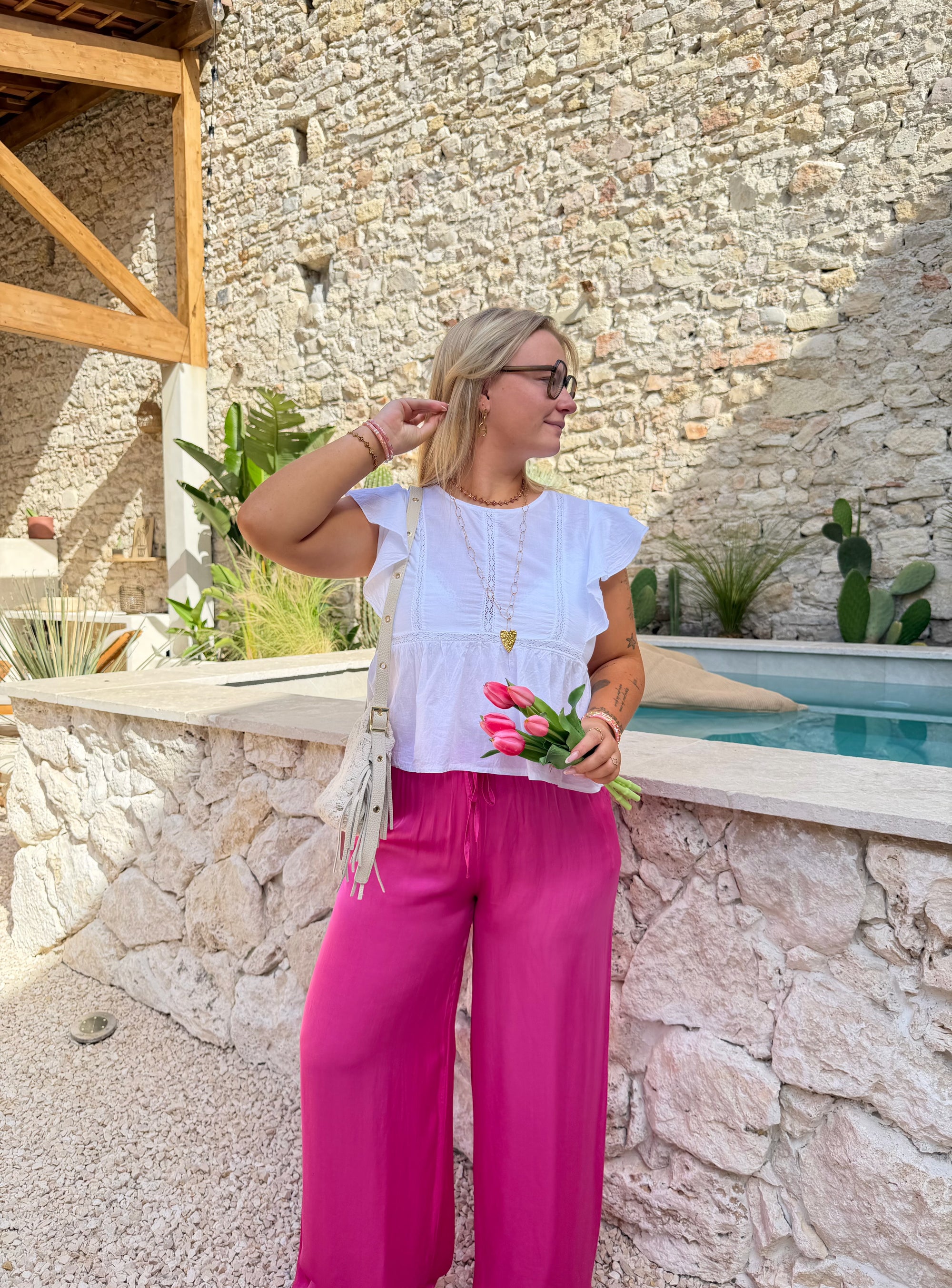 PANTALON MAUREEN FUSHIA