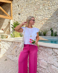 PANTALON MAUREEN FUSHIA