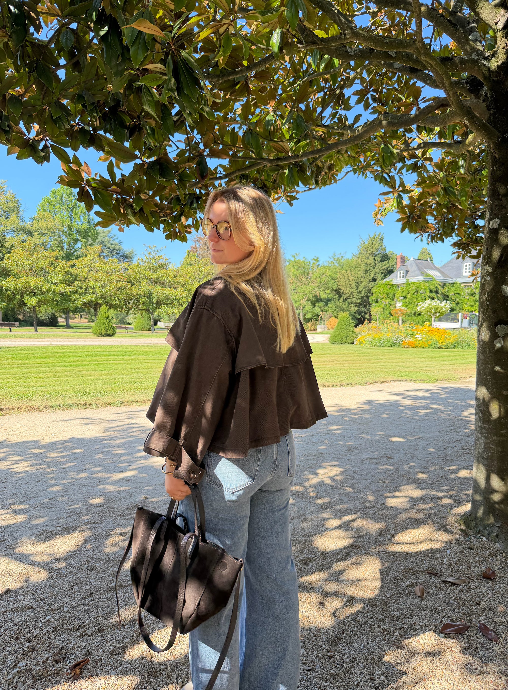 VESTE ALAIS MARRON