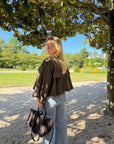VESTE ALAIS MARRON