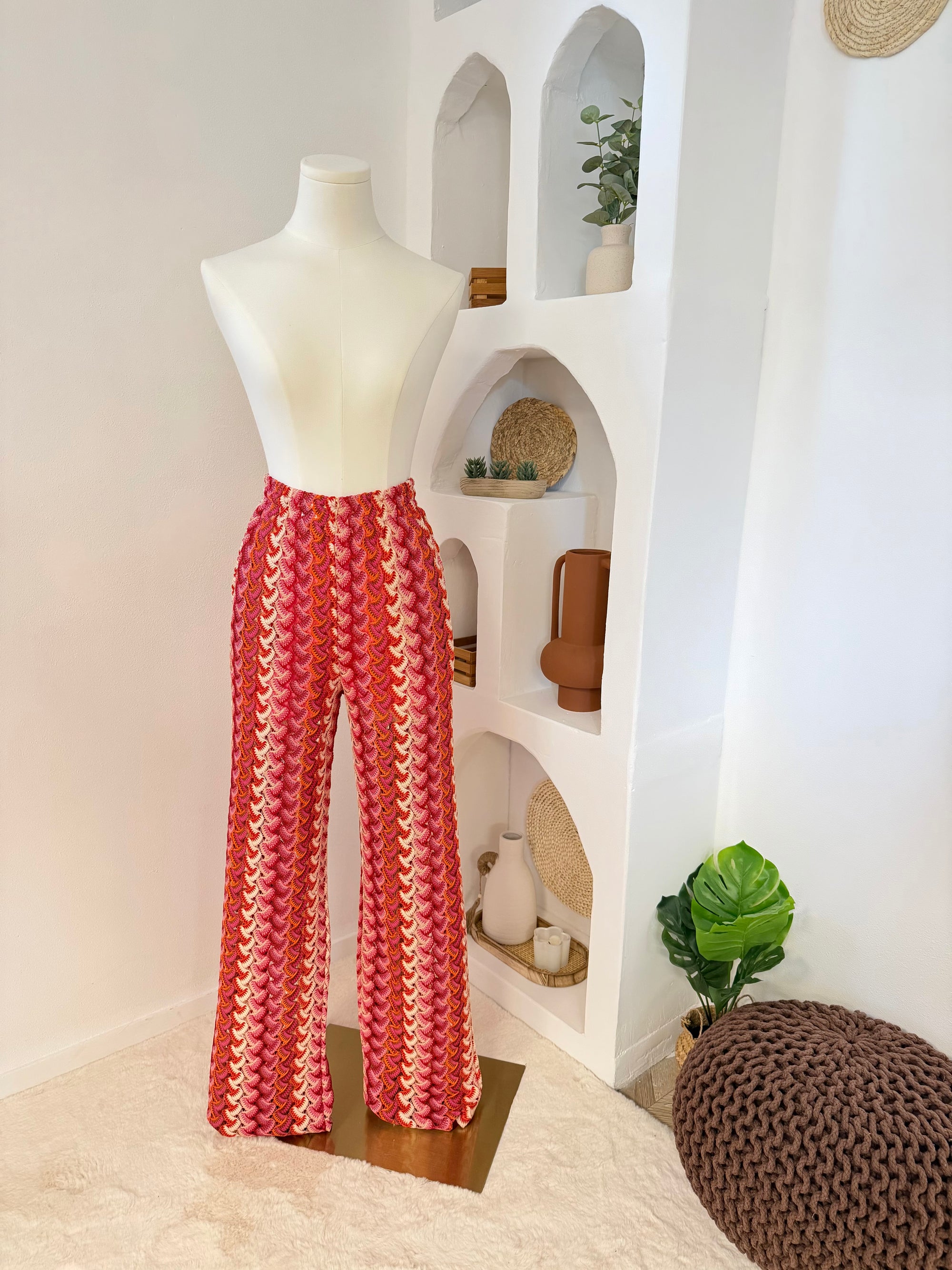 PANTALON IBIZA ROUGE